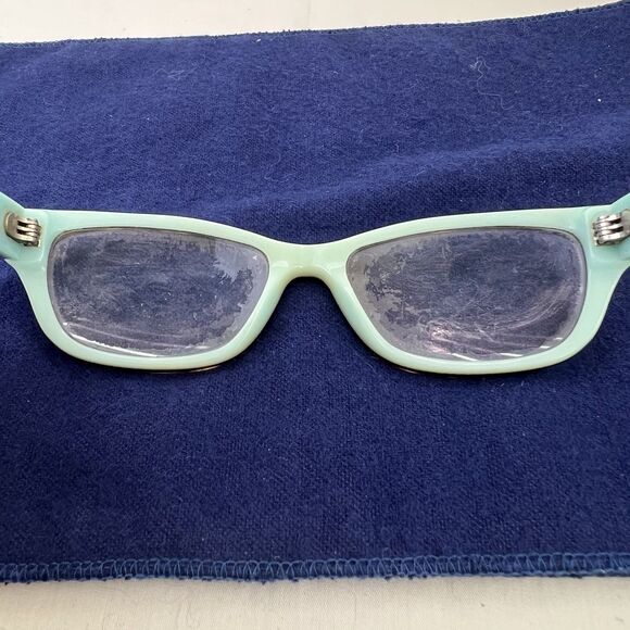 Tiffany & Co Eyeglasses Frames Only TF2172 8134 Brown Tortoise Blue 50-16-140 - Picture 9 of 12
